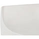 Ledger 25.5 inch White Outdoor Stool